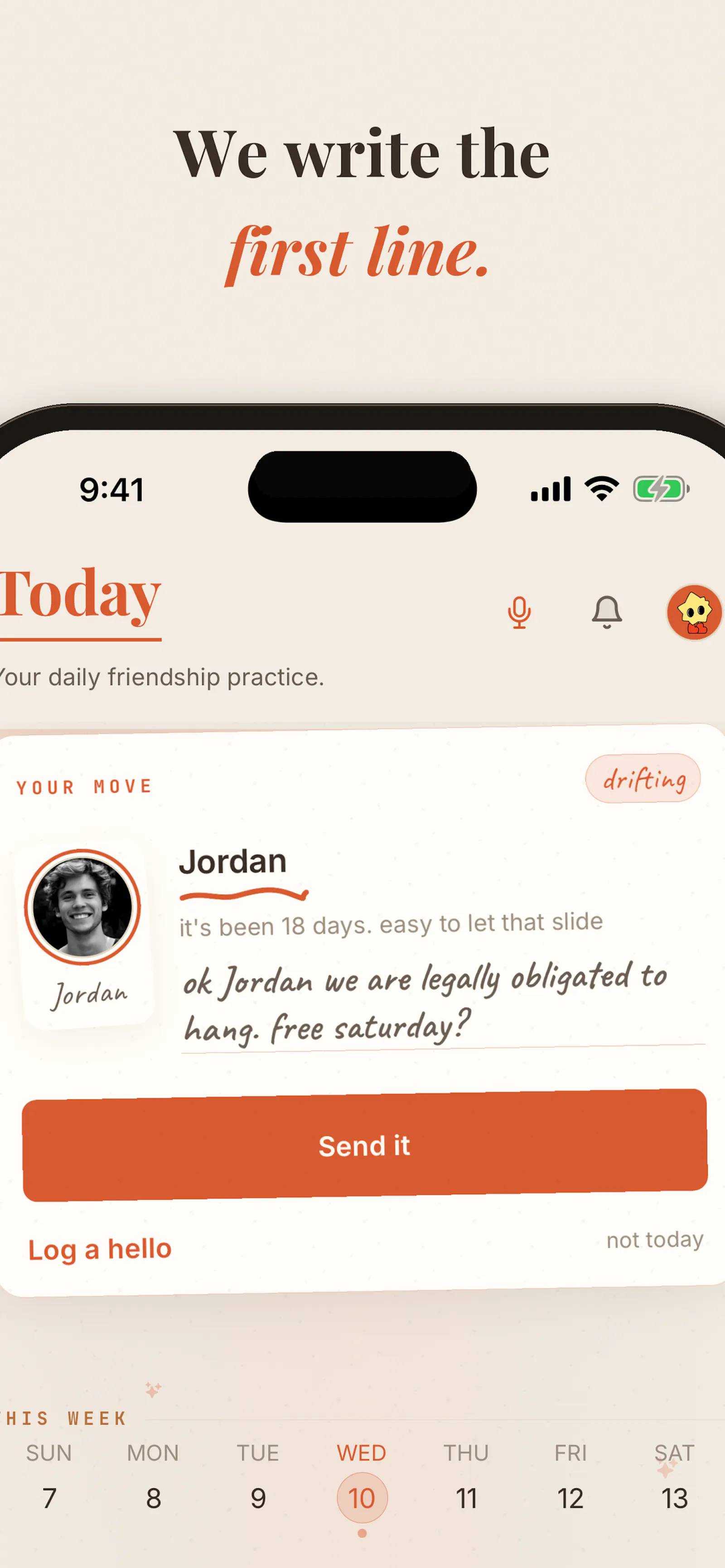 amiqo: a private friendship CRM screenshot 4