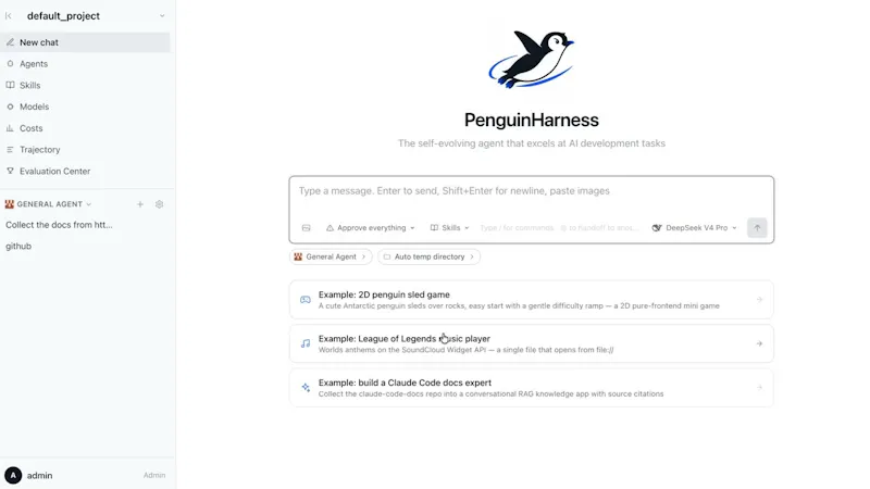 PenguinHarness screenshot 1 (video preview)