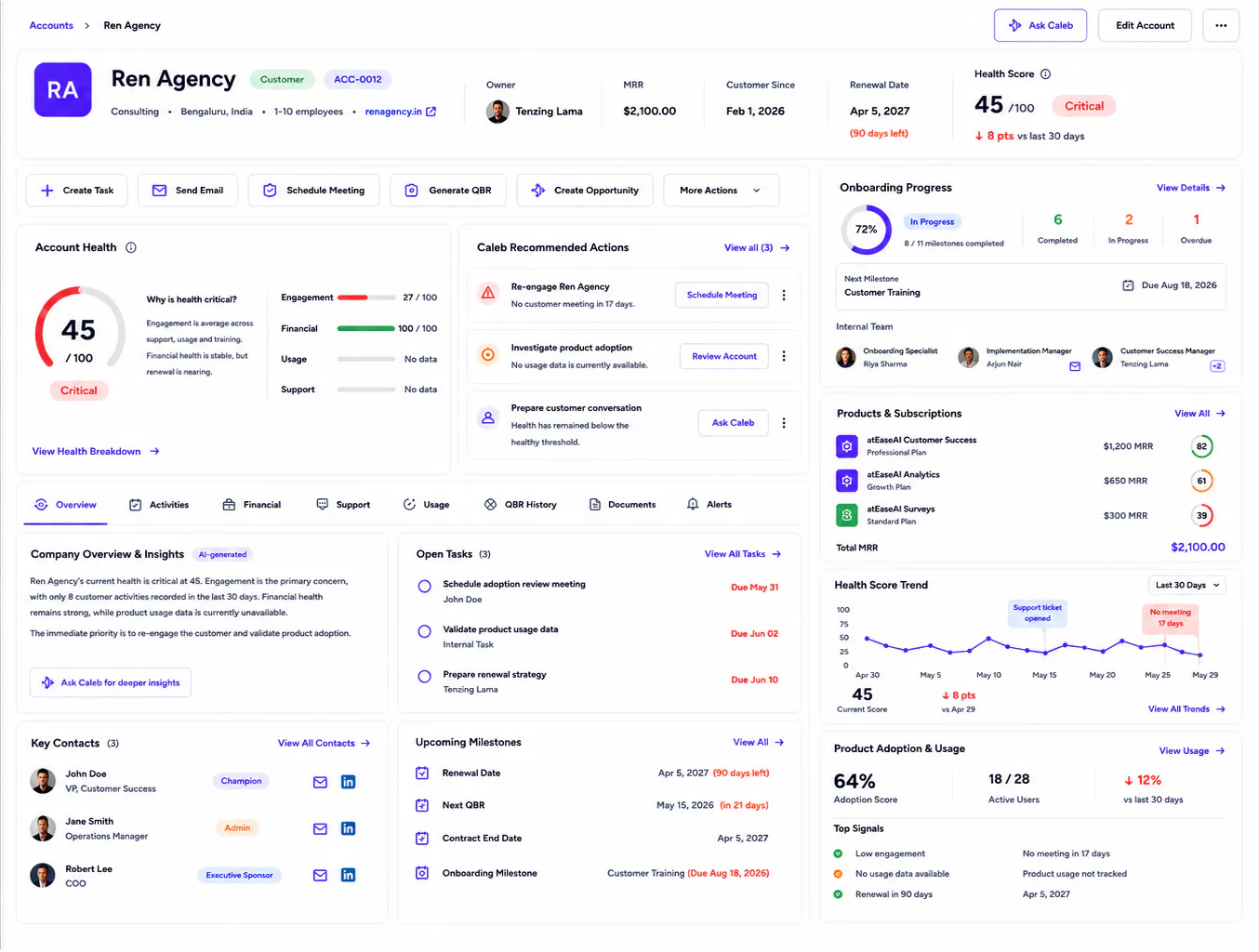 atEaseAI — AI Operating System for CS gallery image