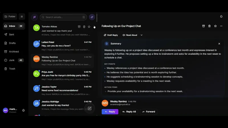MyDraft screenshot 1 (video preview)