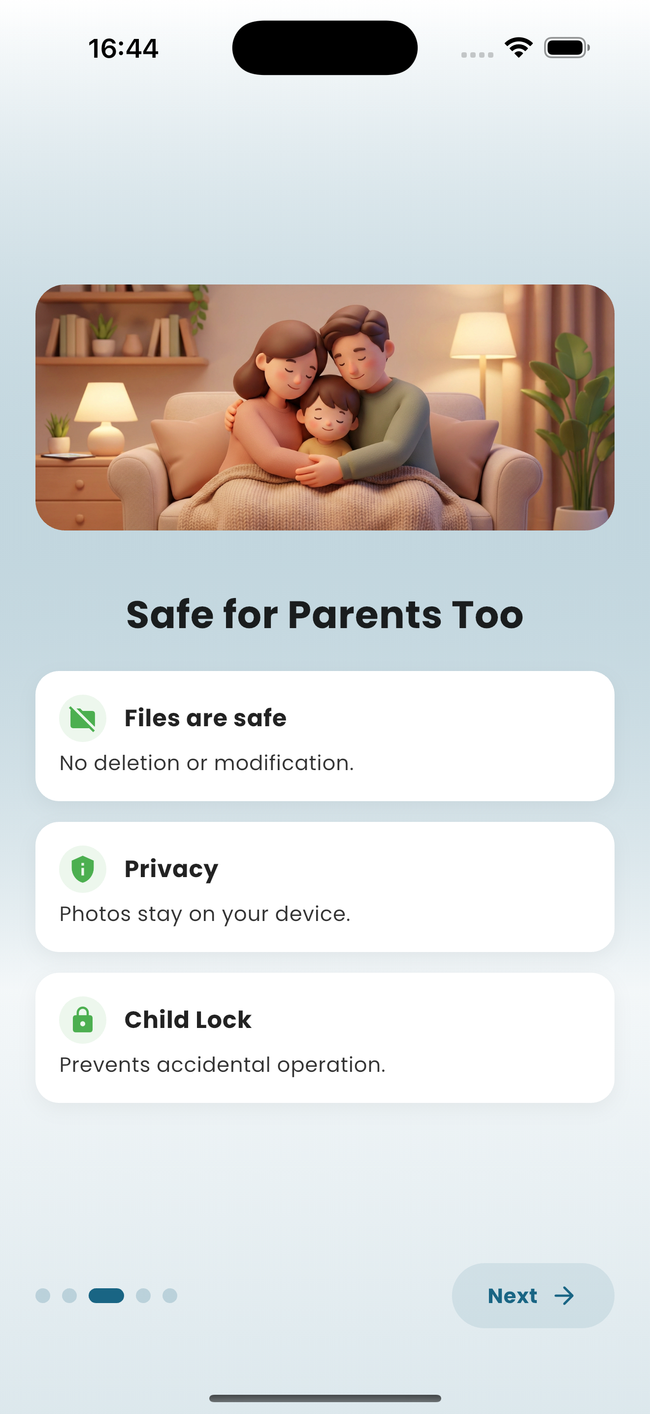 Tap Album - A photo app safe for kids. - Screenshot 3 showing product features and functionality