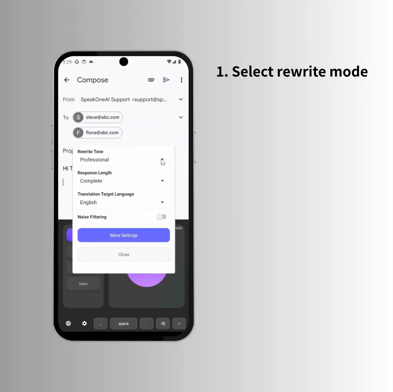 Media SpeakOneAI - One-License, Voice Input on every device, every app 2