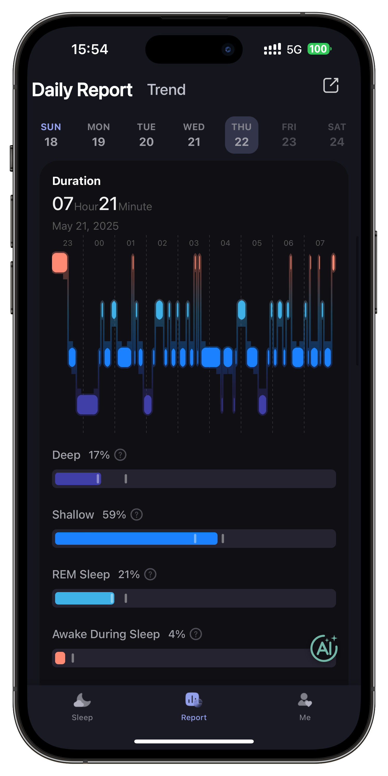 Kätzchenschlaf - Auto-Sleep Tracker: Keine Uhr, nur Ihr Telefon. Medien 1
