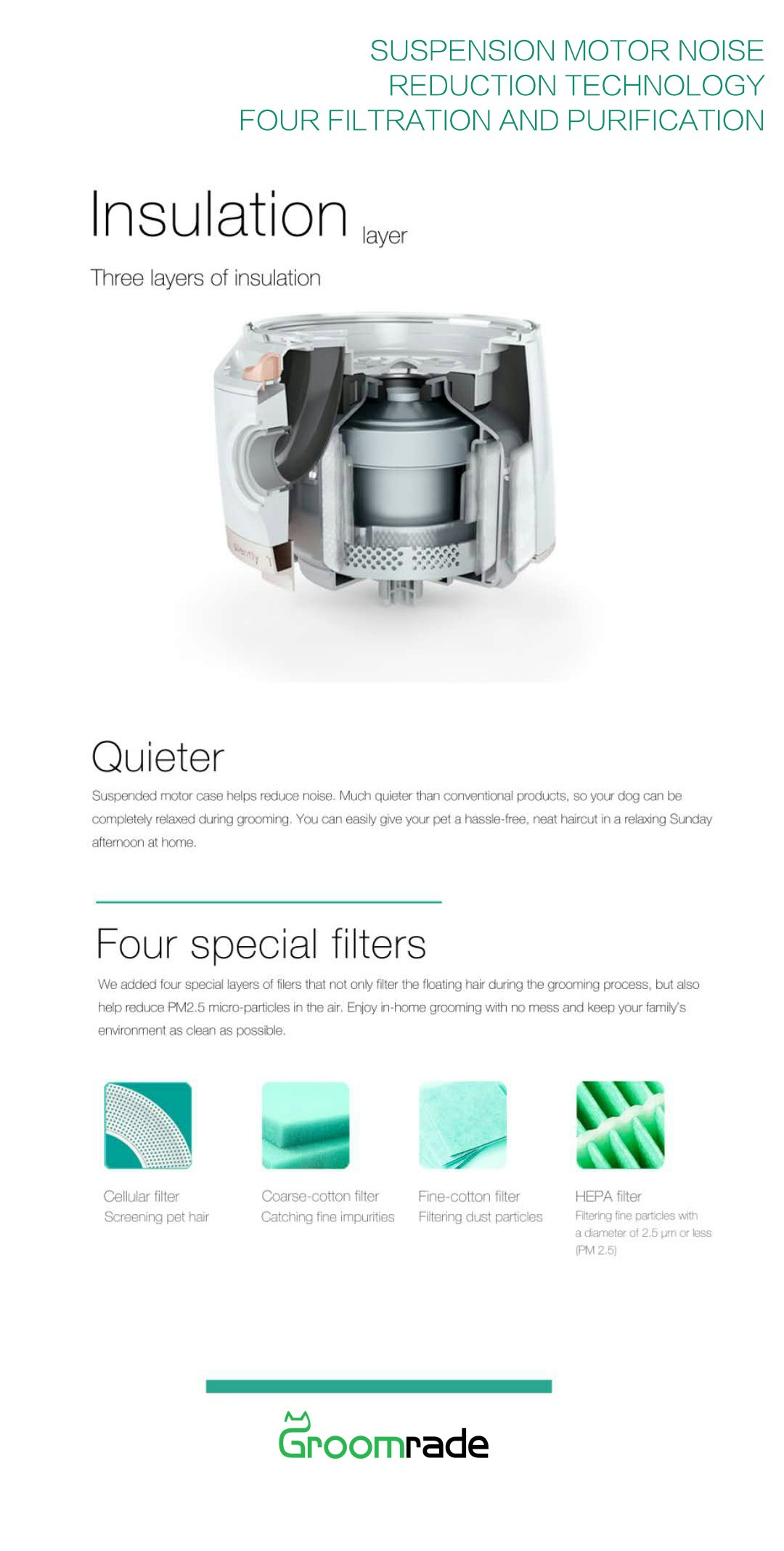 Groomrade: Smart & Mess-Free Vacuum Dog Groomer gallery image