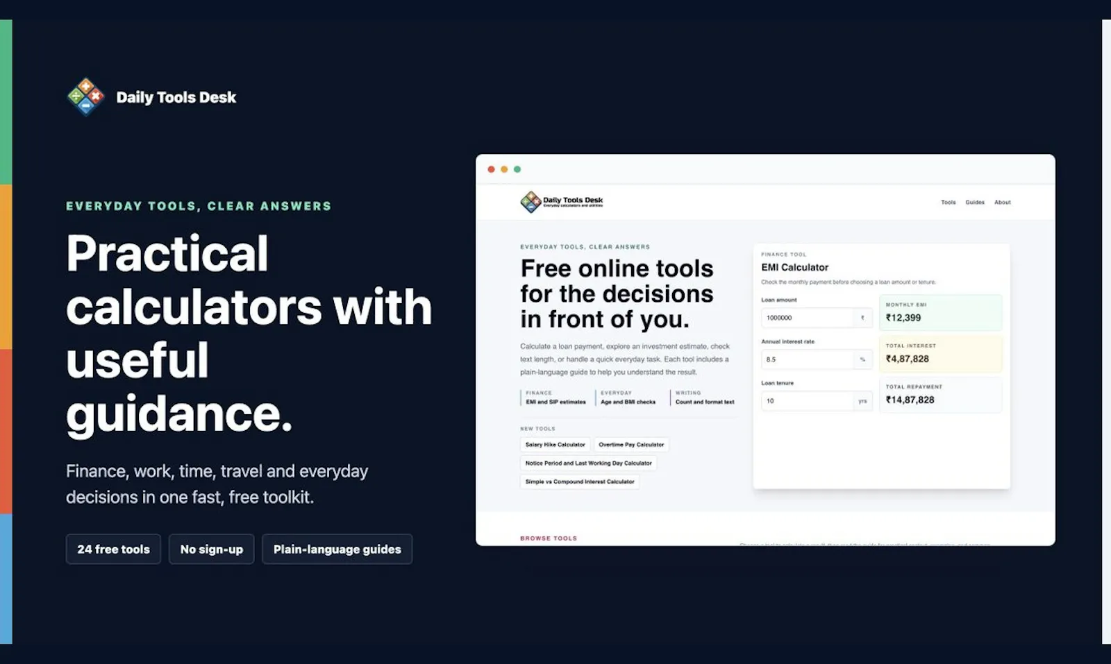 Daily Tools Desk screenshot 1