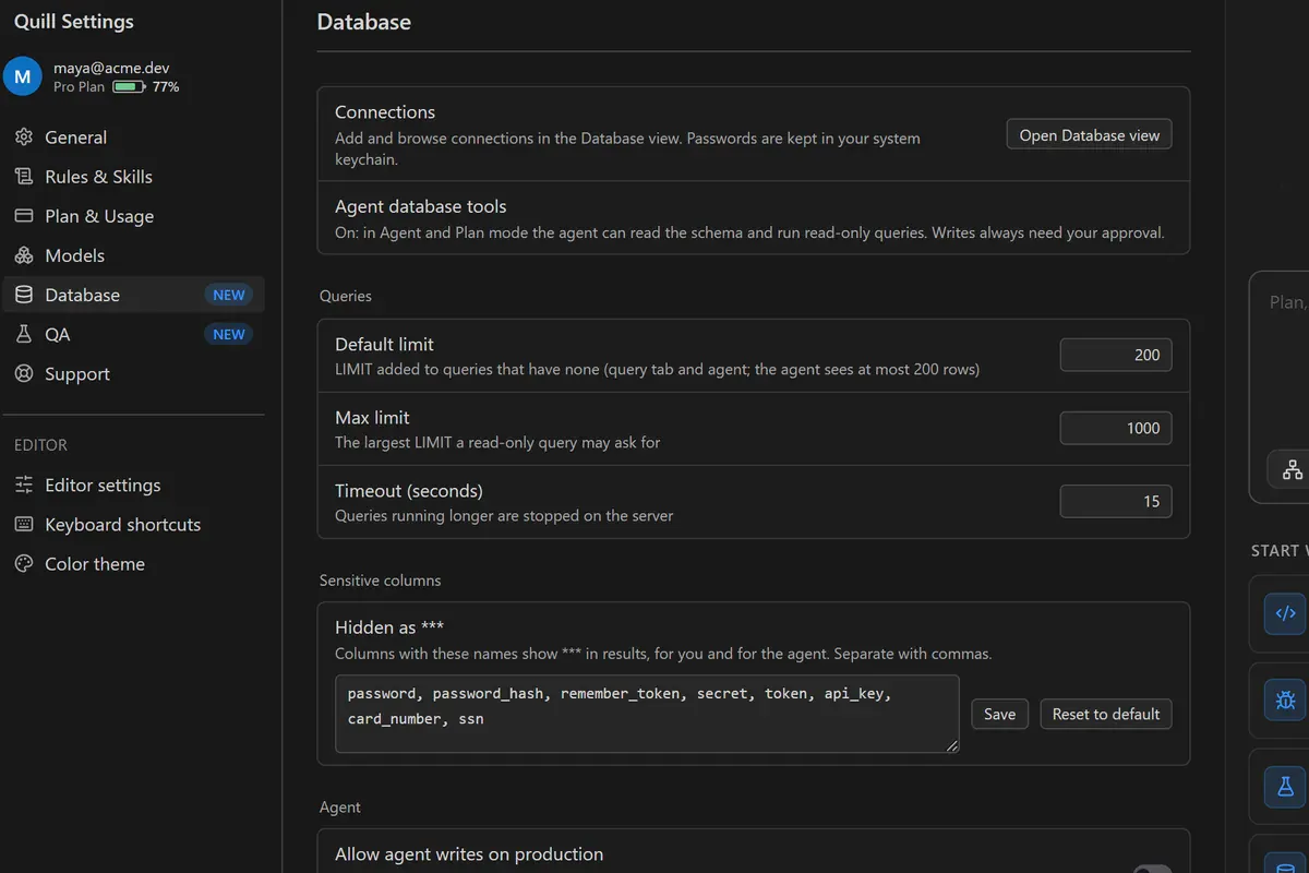 Quill IDE gallery image