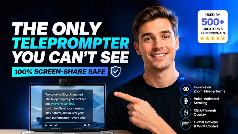 GhostPrompter screenshot 1 (video preview)