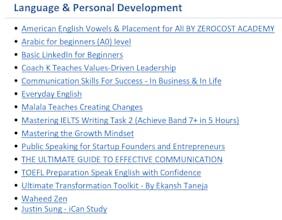 11 Language,Personal Development Courses gallery image