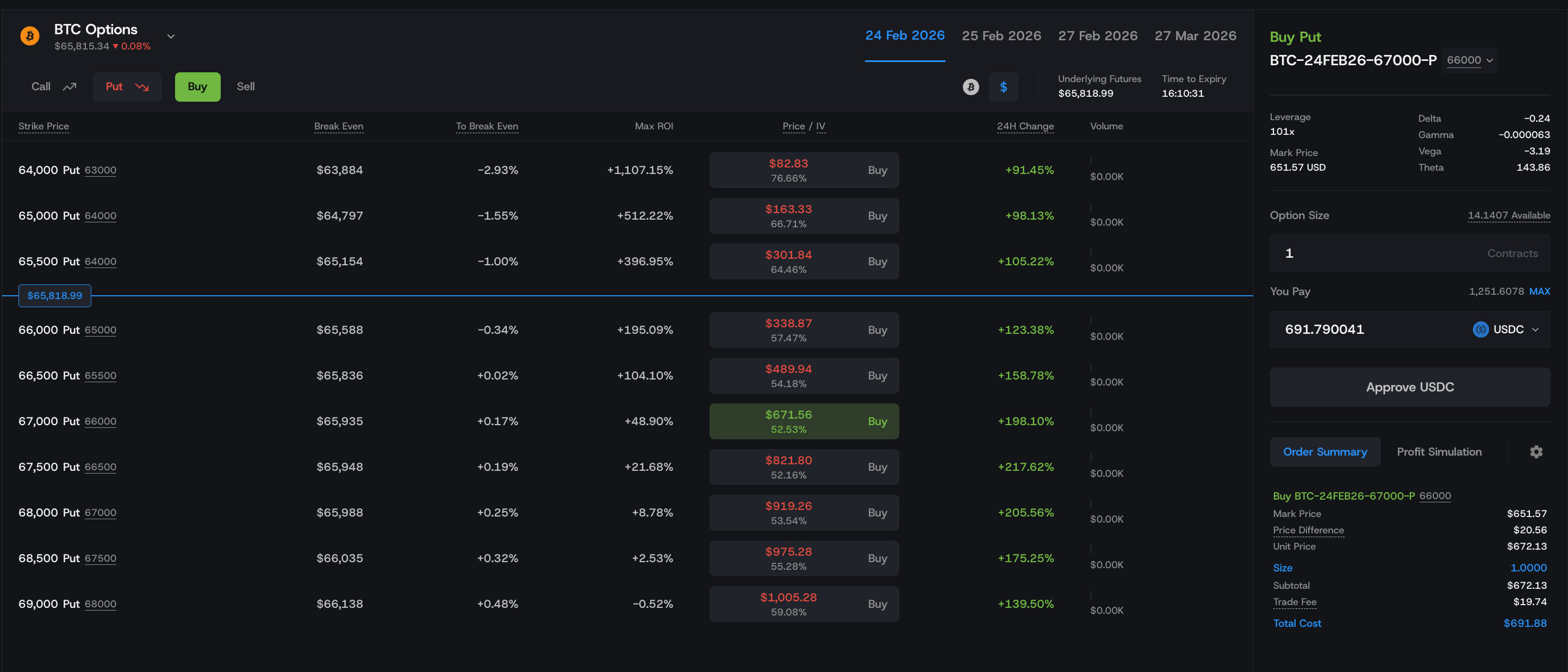 CallPut.app - Screenshot 3 showing product features and functionality