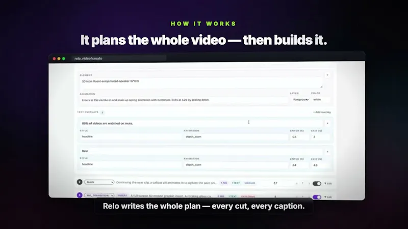 Relo screenshot 1 (video preview)