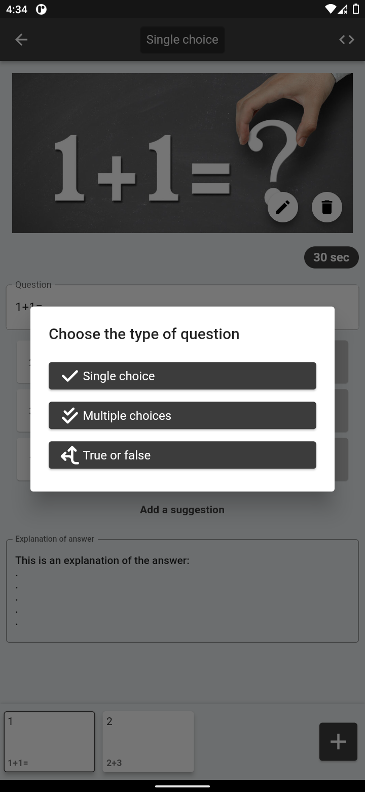 King MCQ - Teach and Learn with questions easily media 7