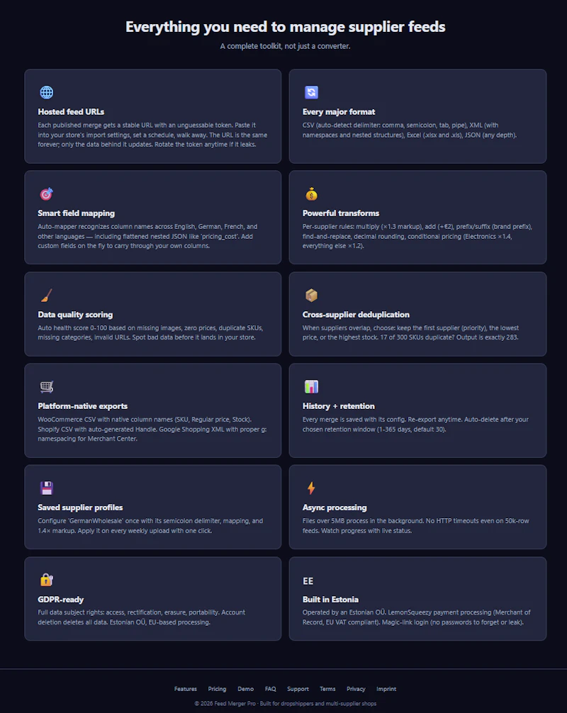 Feed Merger Pro screenshot 9