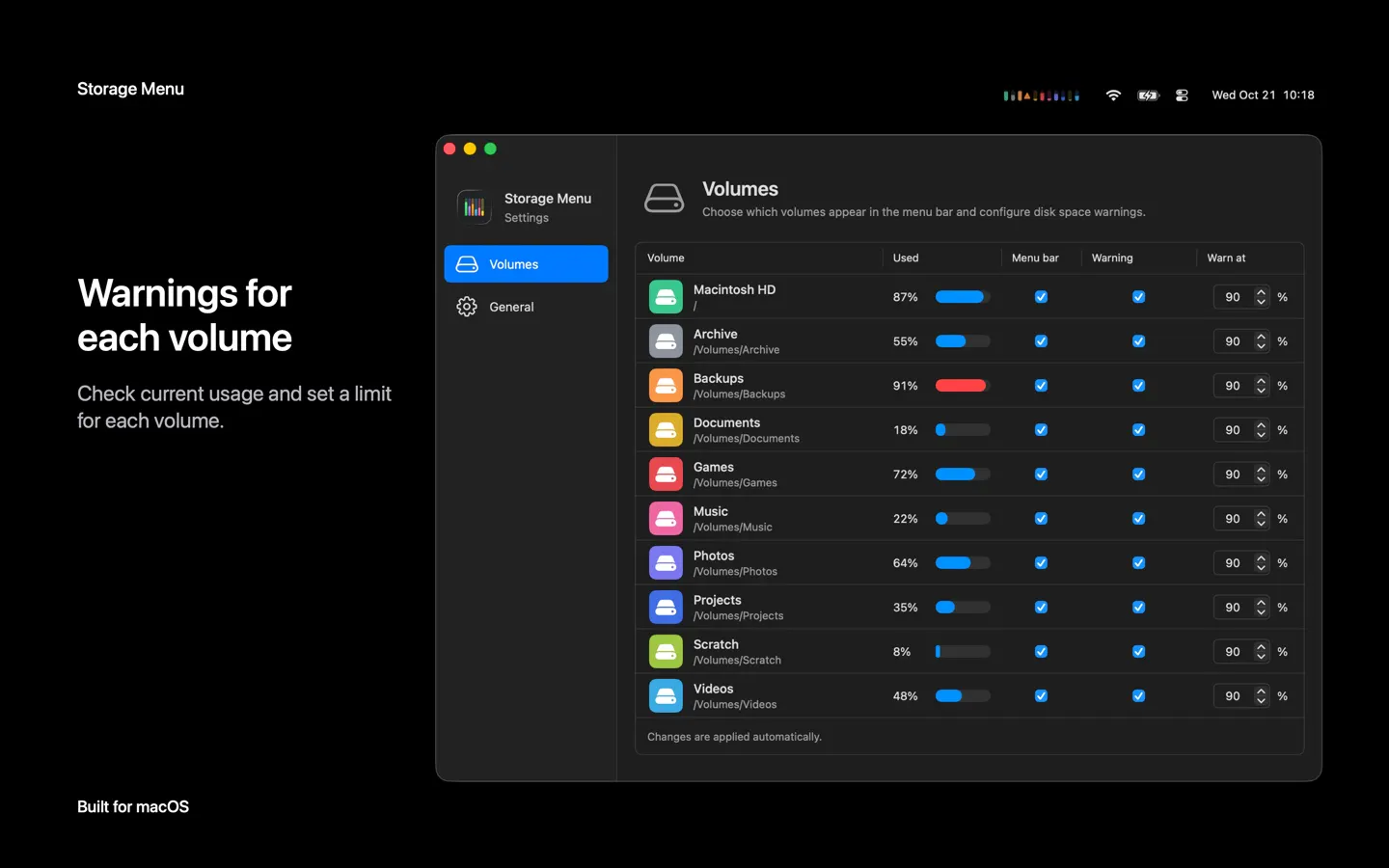 Storage Menu gallery image