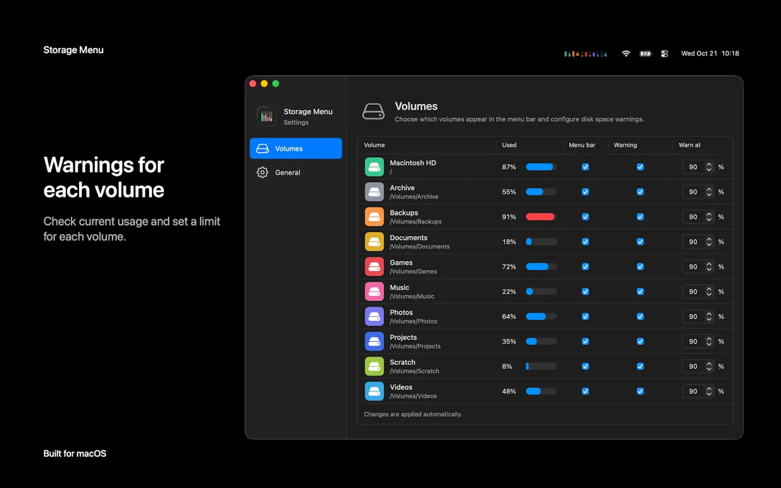 Storage Menu screenshot 6
