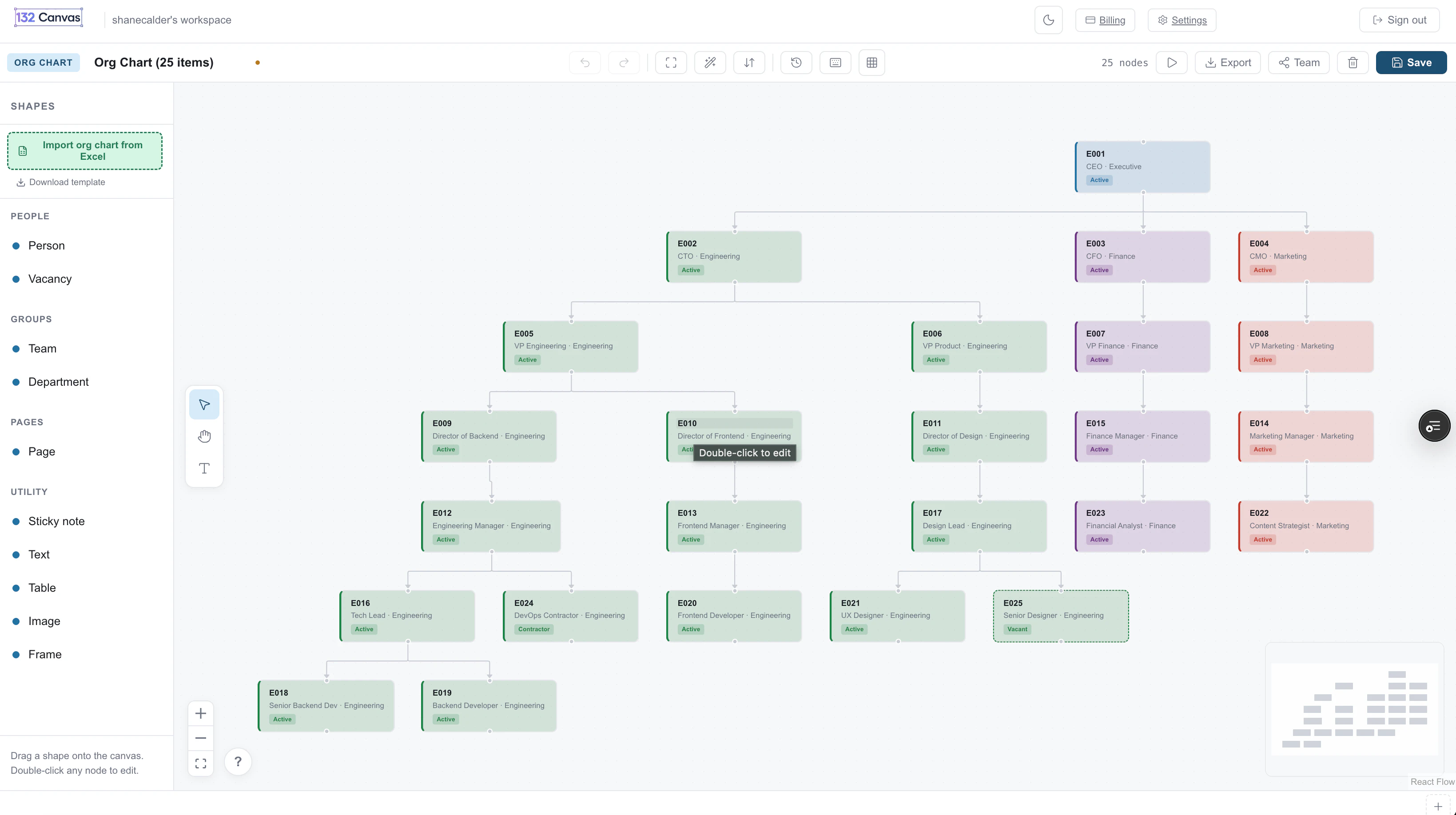 132 Canvas screenshot 3