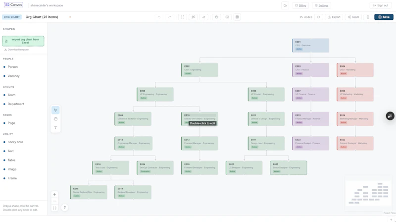 132 Canvas screenshot 3