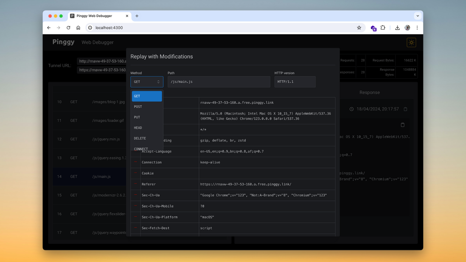 Aplicación de pinggy - ¡La forma más fácil de compartir sus sitios web y aplicaciones de Localhost! media 6