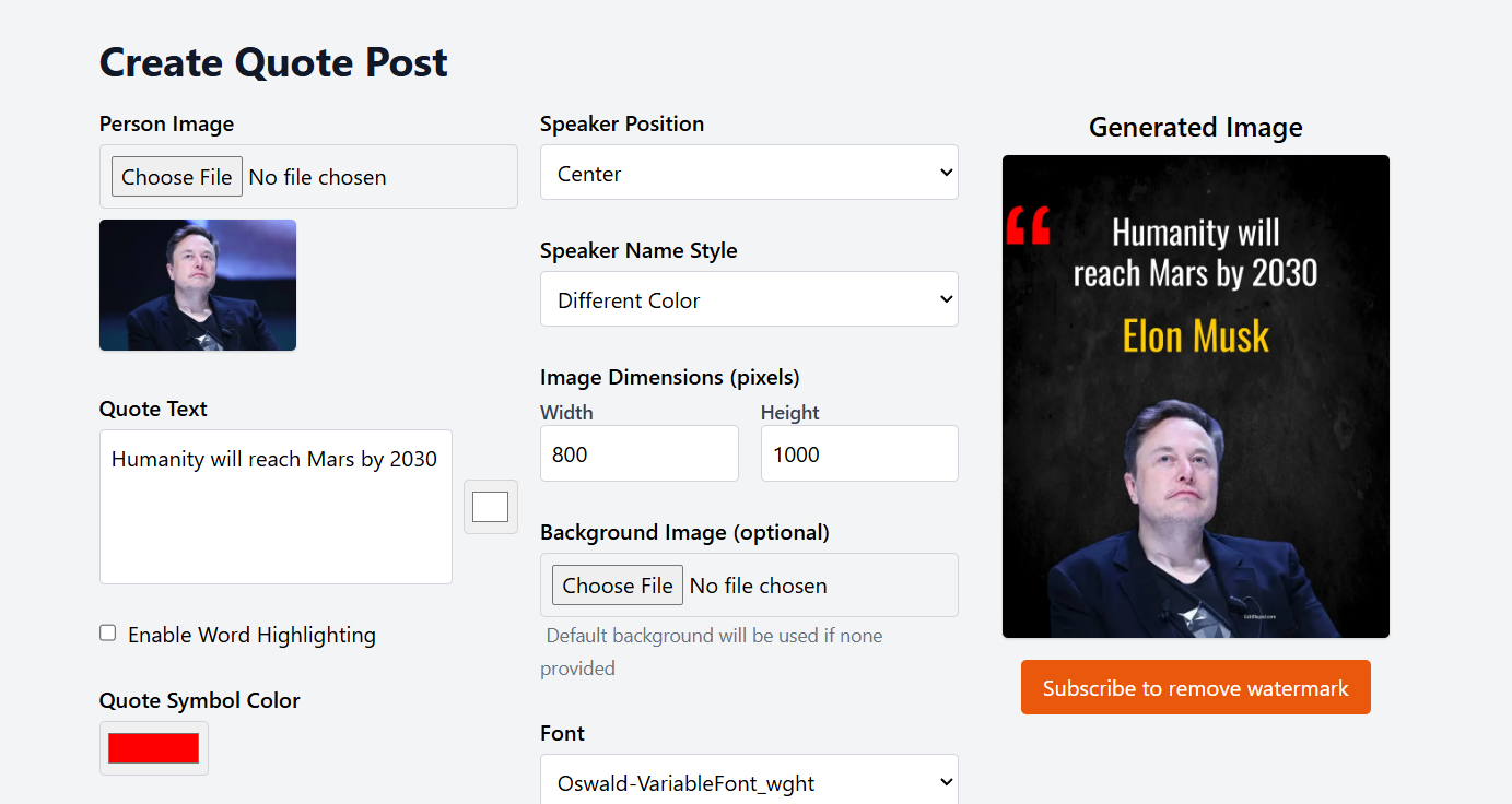 Editrapido - Crear gráficos de noticias de redes sociales sin herramientas de diseño media 4