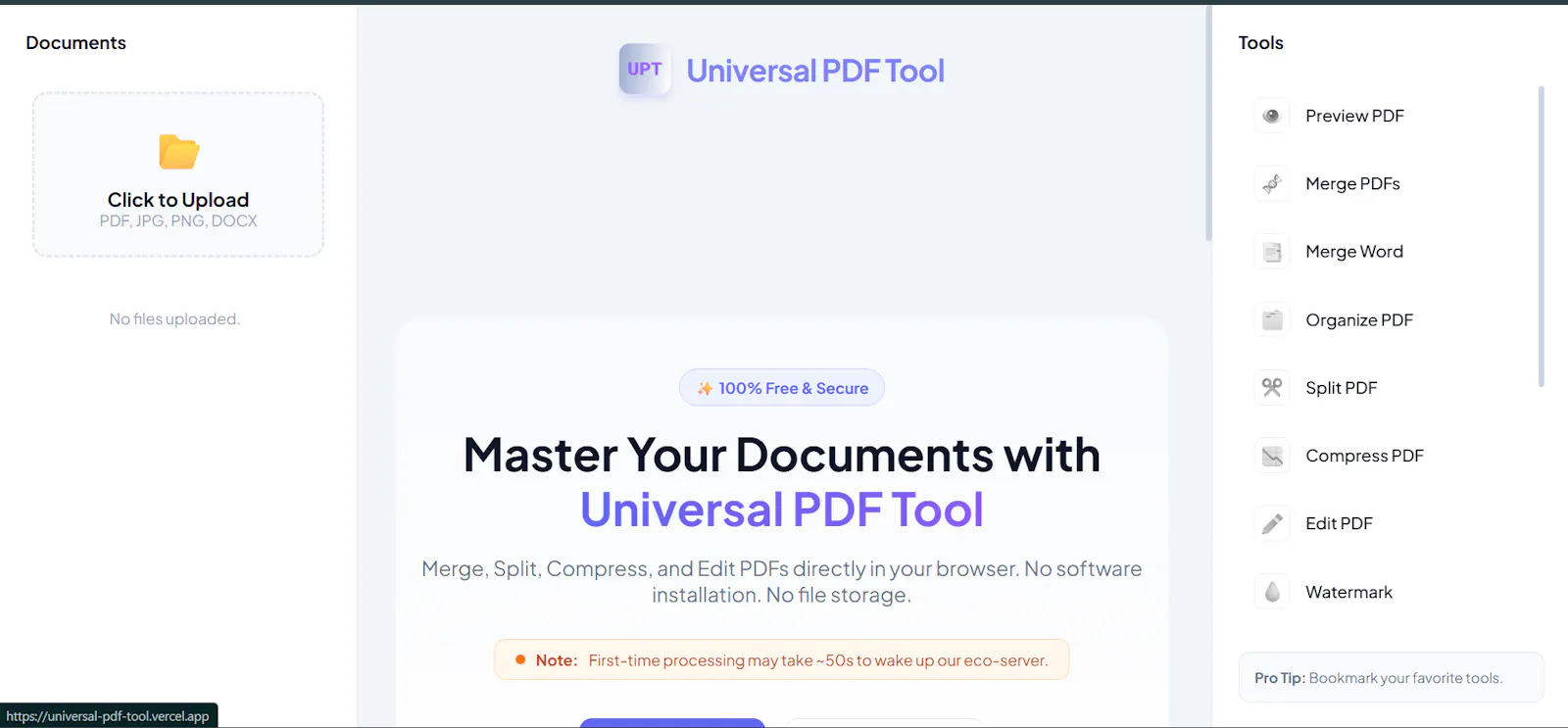 Universal PDF Tool screenshot 2