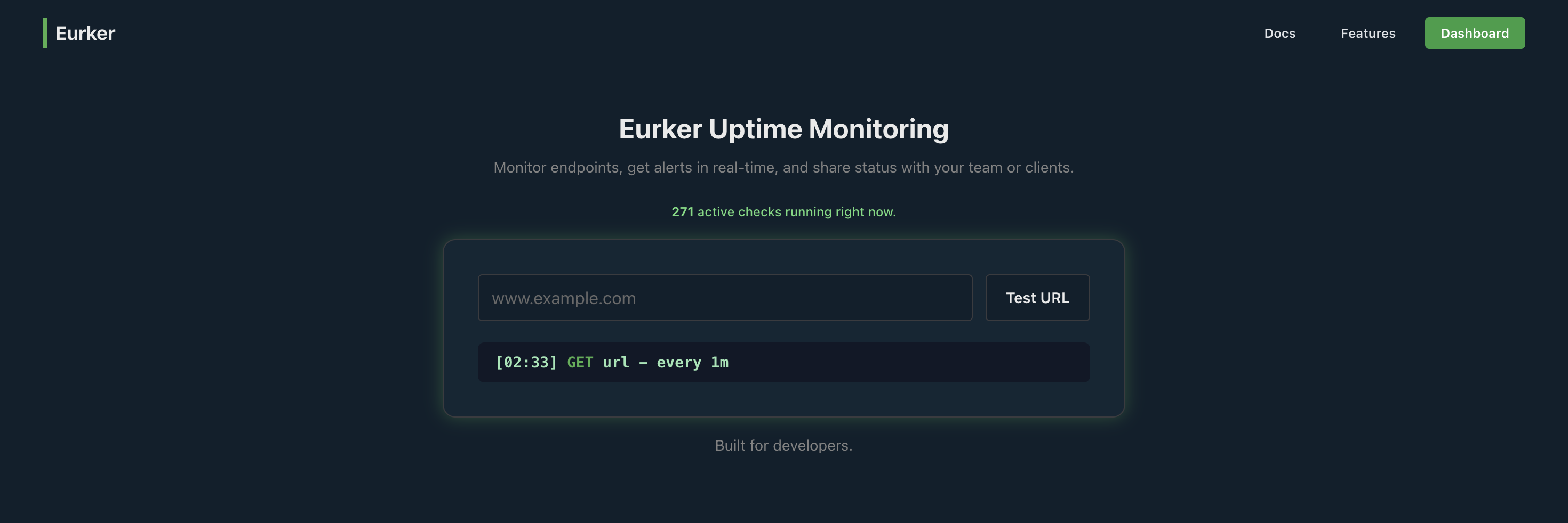 Eurker - Uptime monitoring media 1