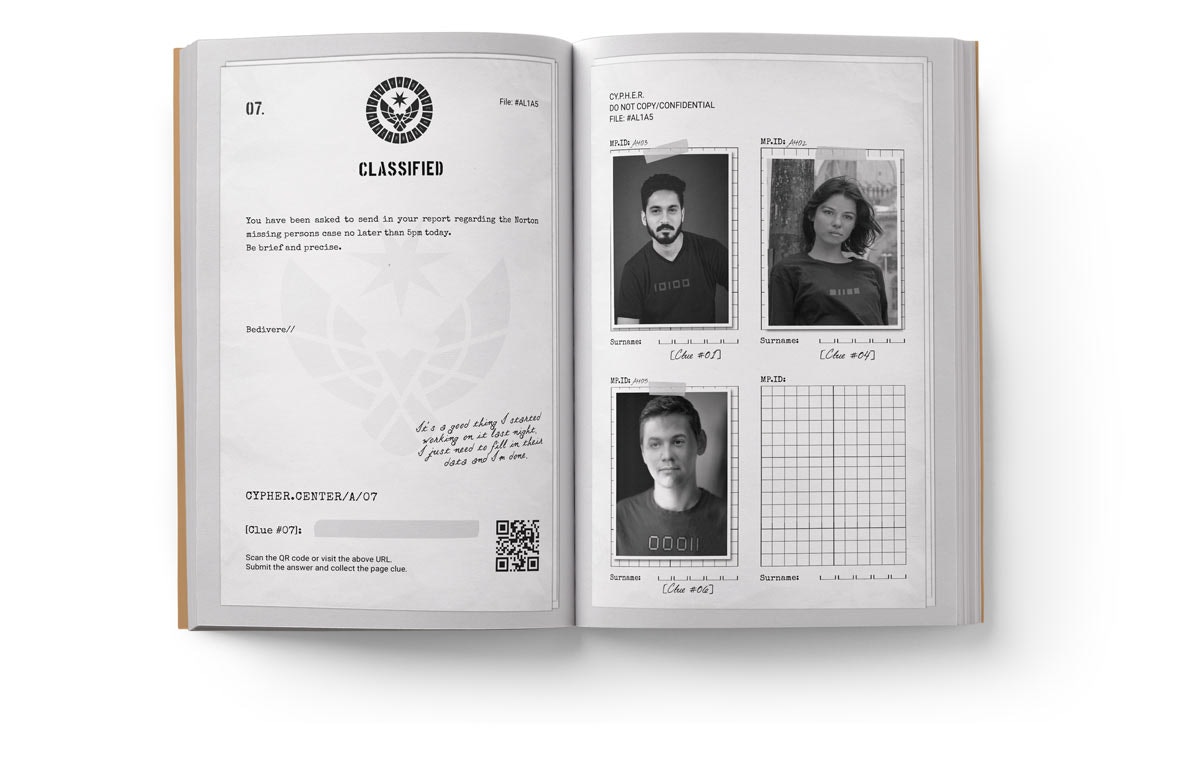 The Cypher Files: Escape room in a book gallery image