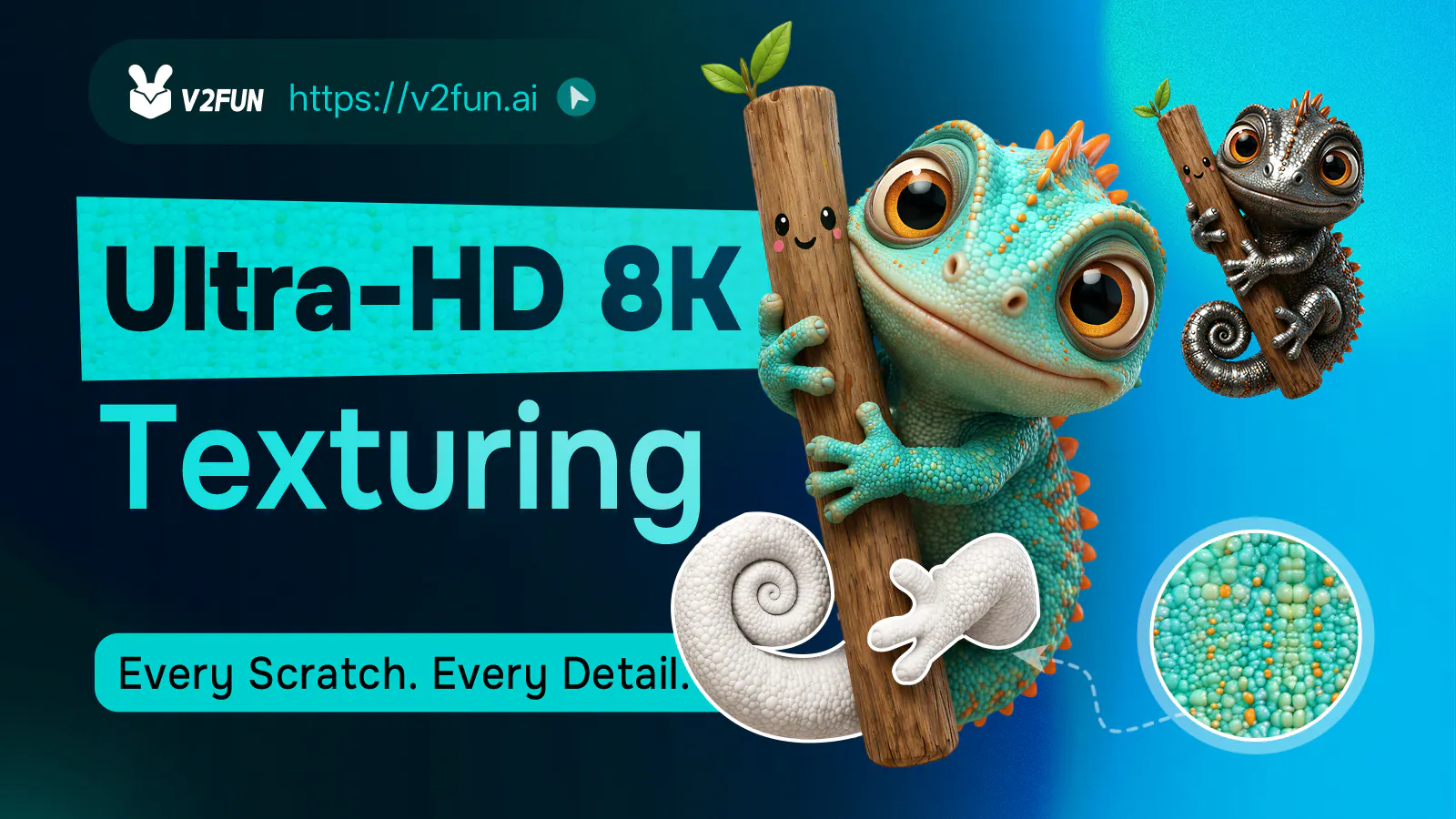 startuptile V2Fun-Generate 3D character with 8K textures and AI motion capture