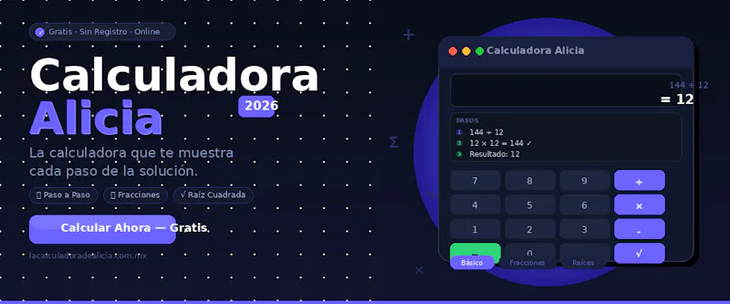 Calculadora Alicia screenshot 2