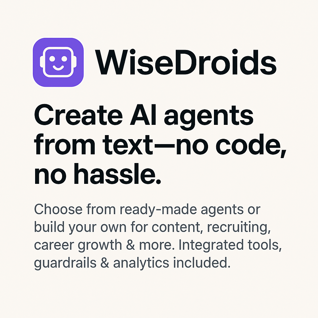 WiseDroids logo