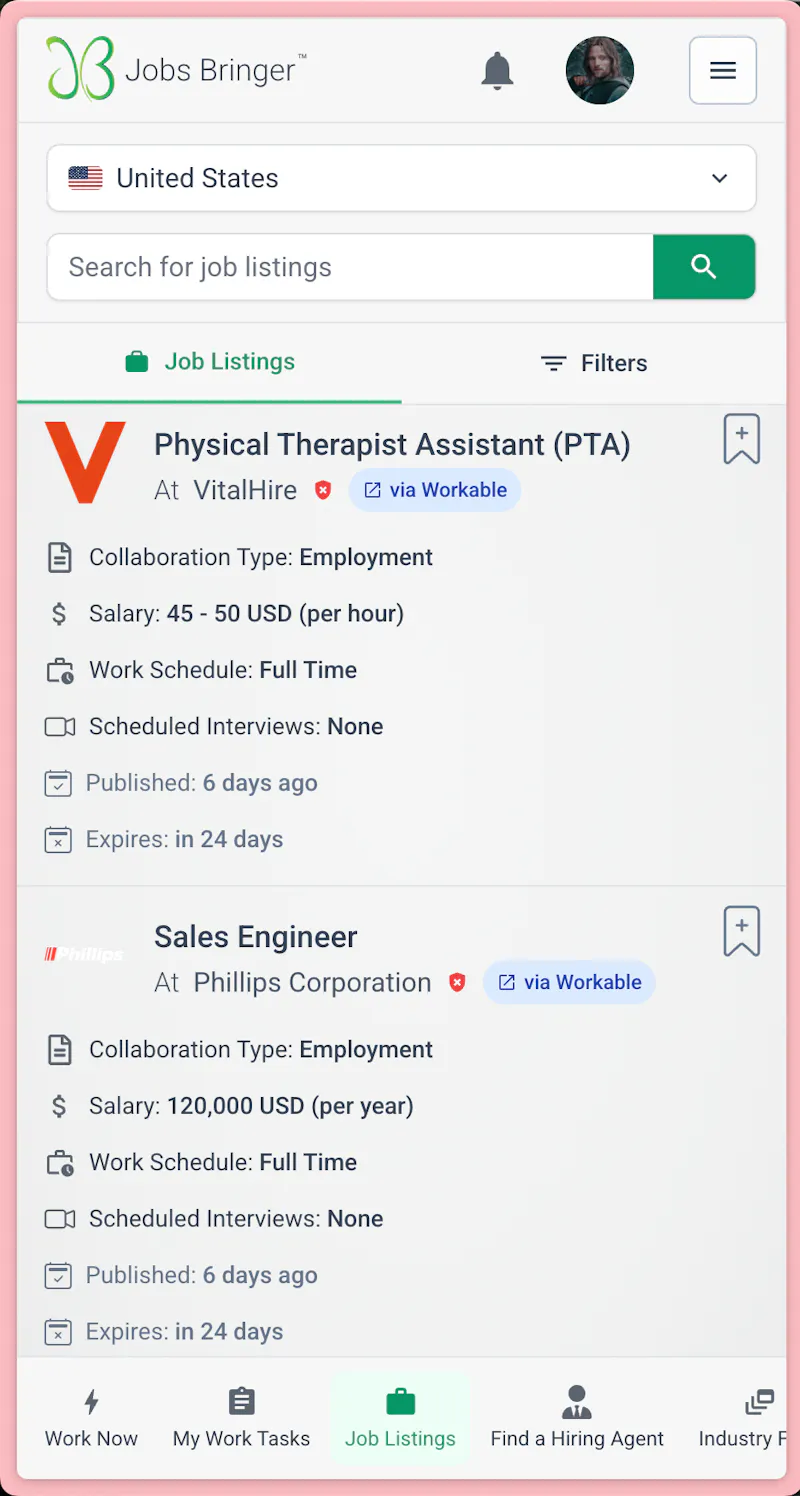 Jobs Bringer screenshot 4