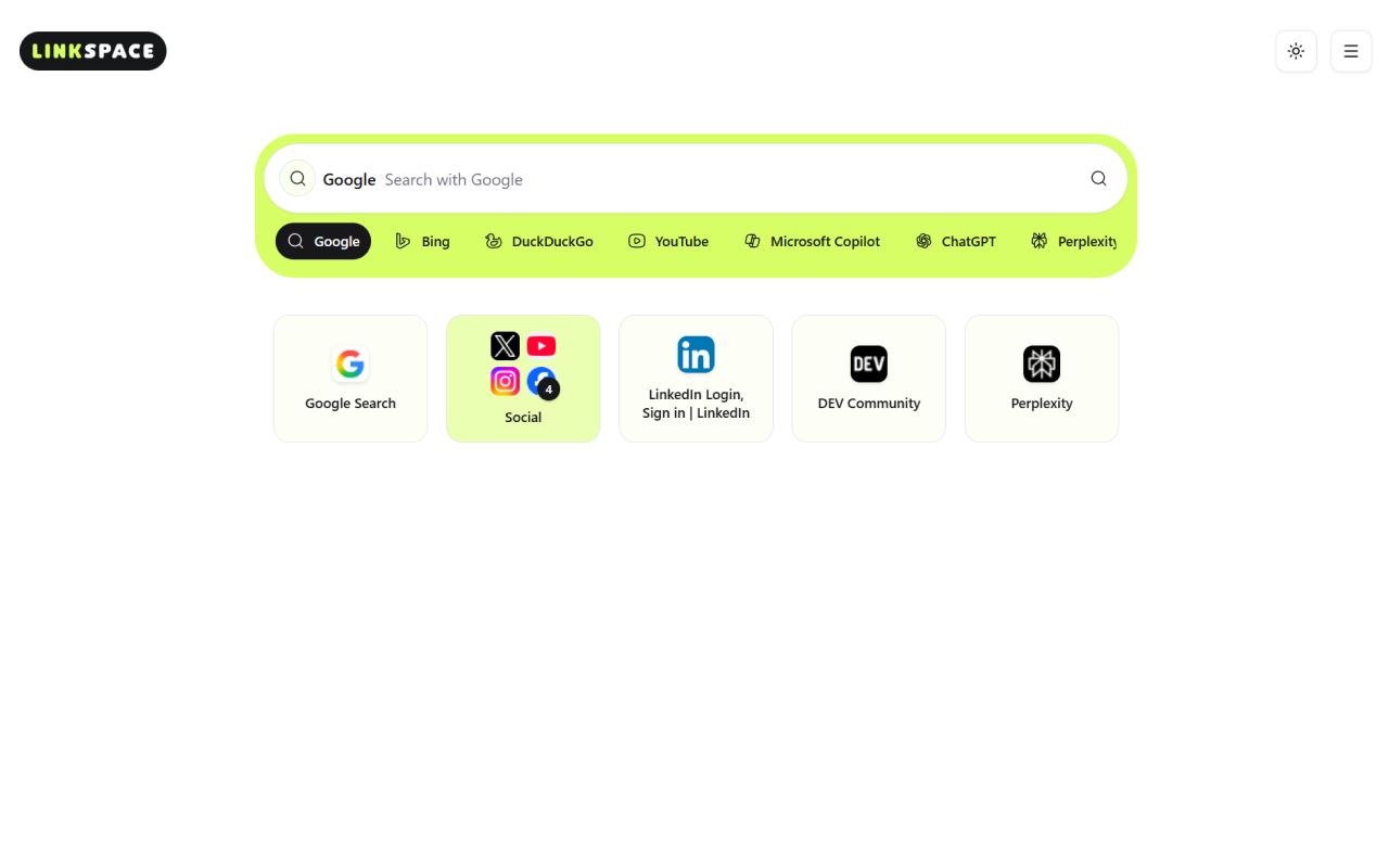 LinkSpace - Screenshot 2 showing product features and functionality