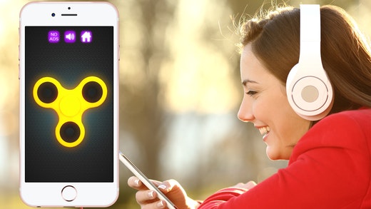 Fidget Spinner Wheel Toy - Glow In The Dark gallery image