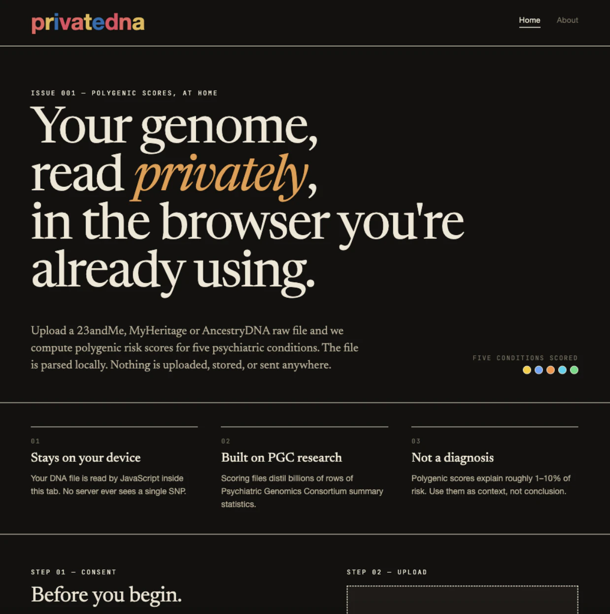 privatedna screenshot 1