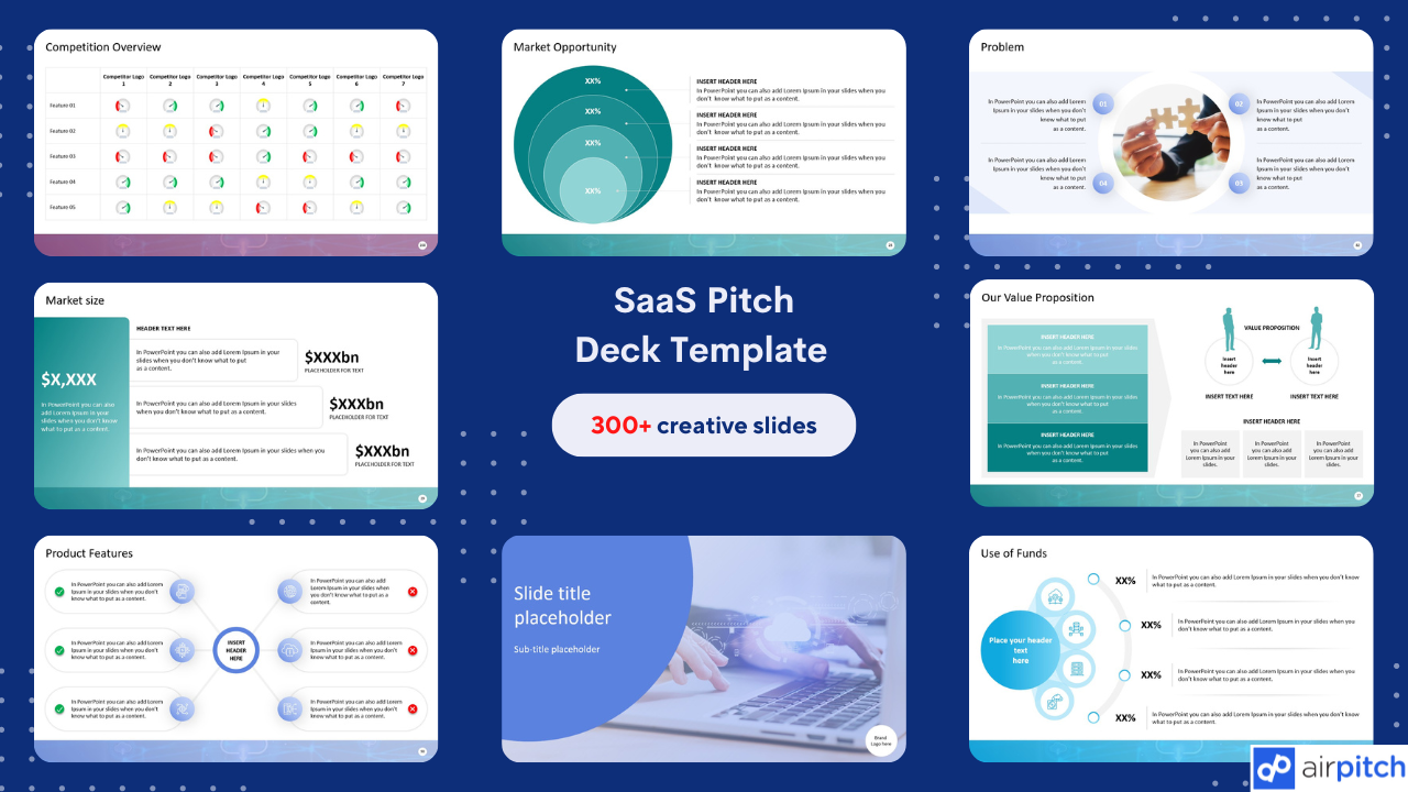 Media Templat Dek Pitch Ultimate SaaS - Templat Tailormade untuk jenama IT - ** Dapatkan 10% OFF BELI SEKARANG! 2