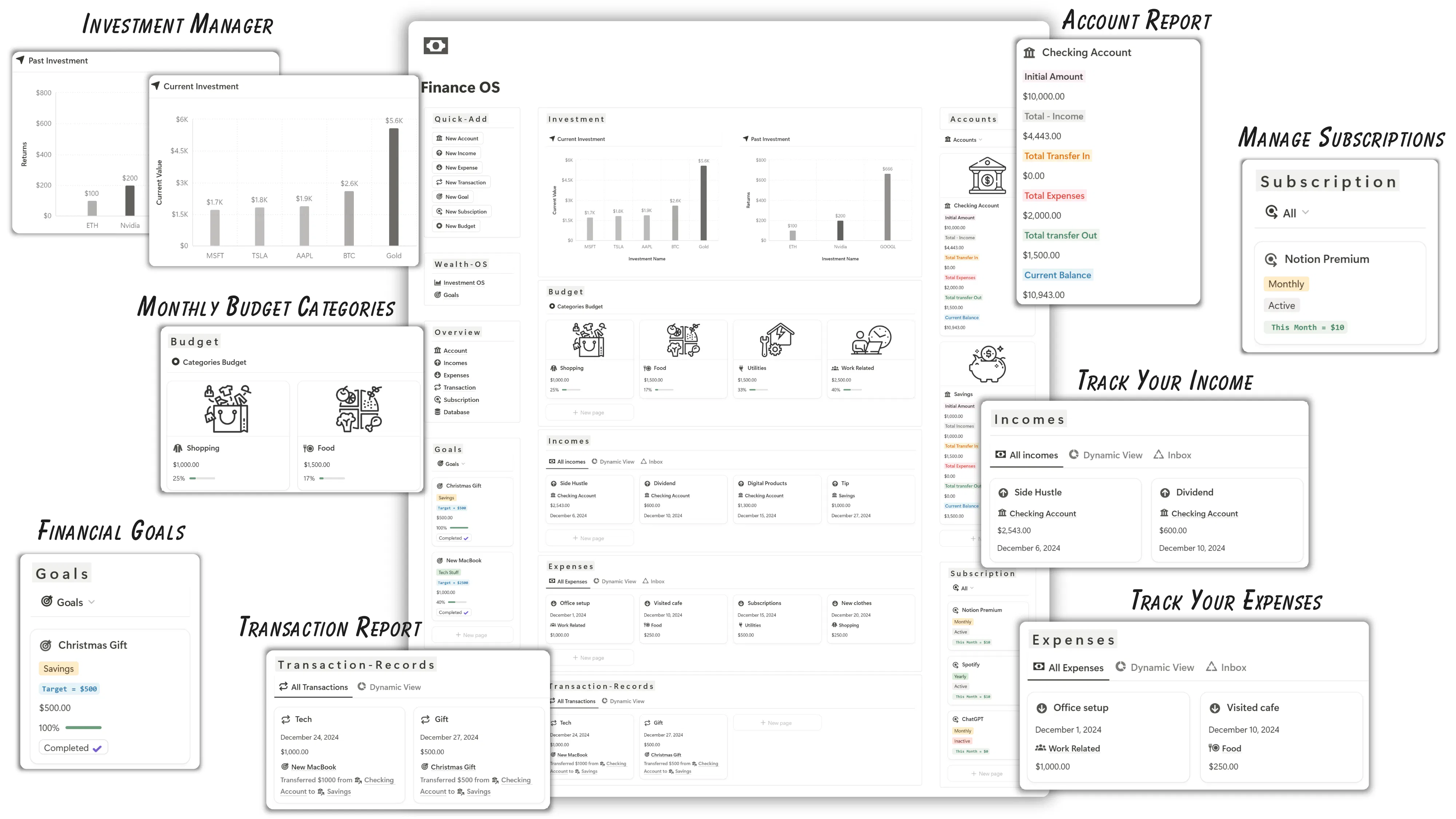 Minimal Finance Tracker gallery image