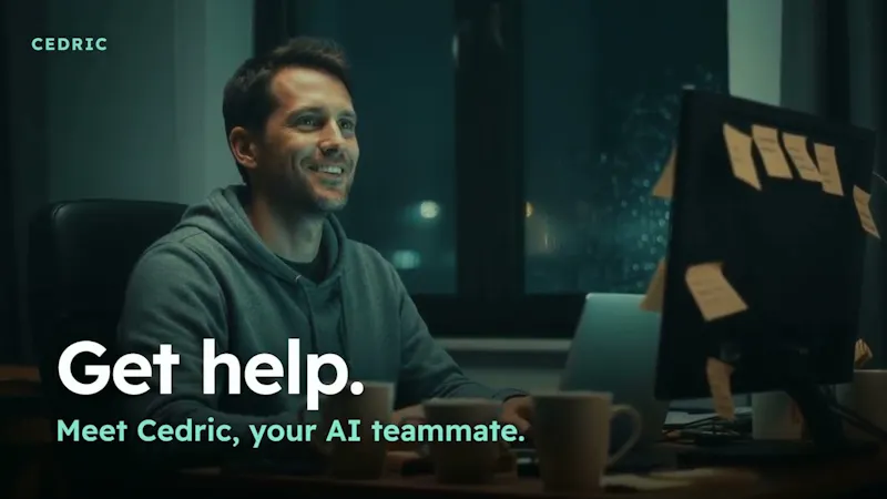 Cedric AI Teammate for Startups screenshot 1 (video preview)