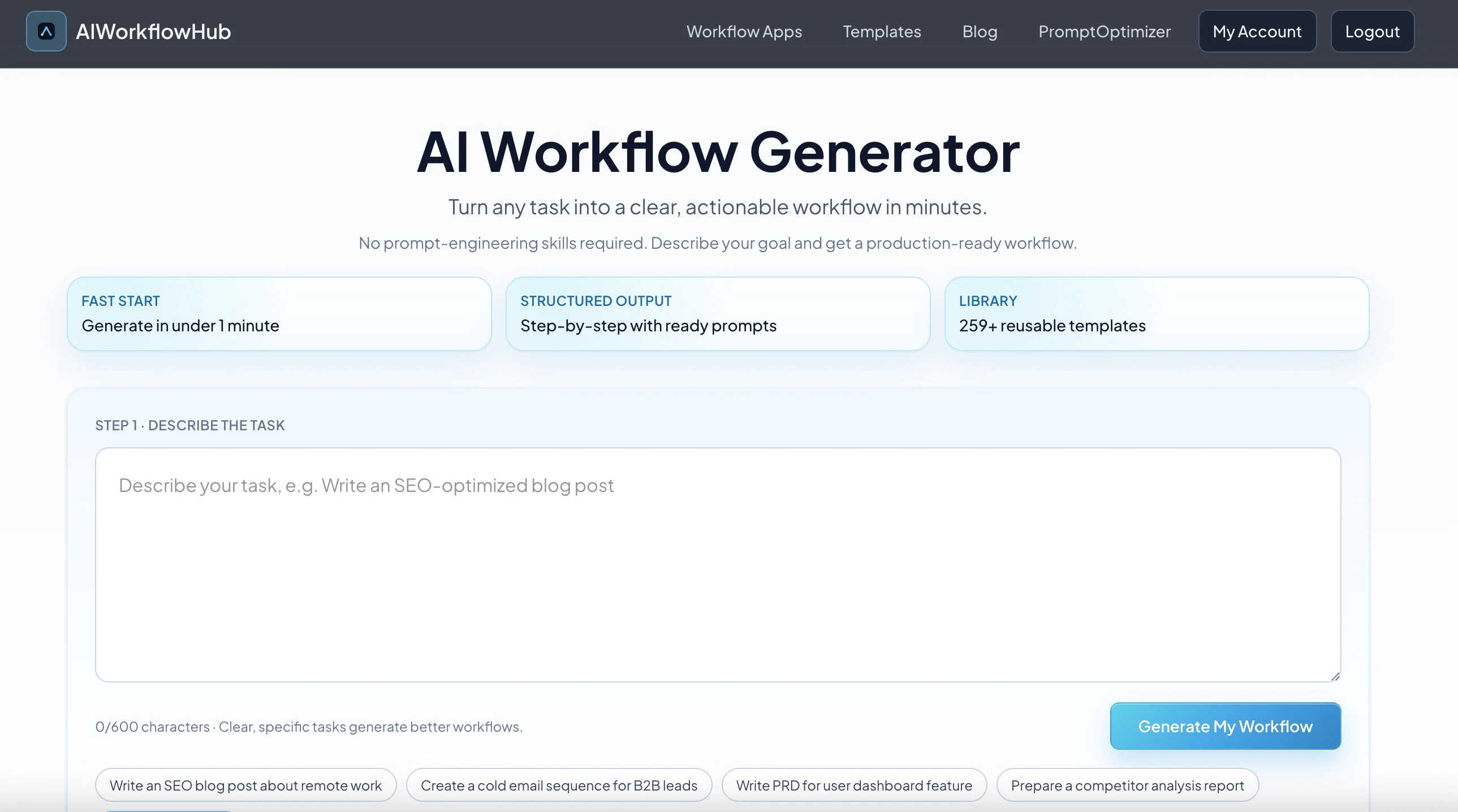 AI Workflow Genarator