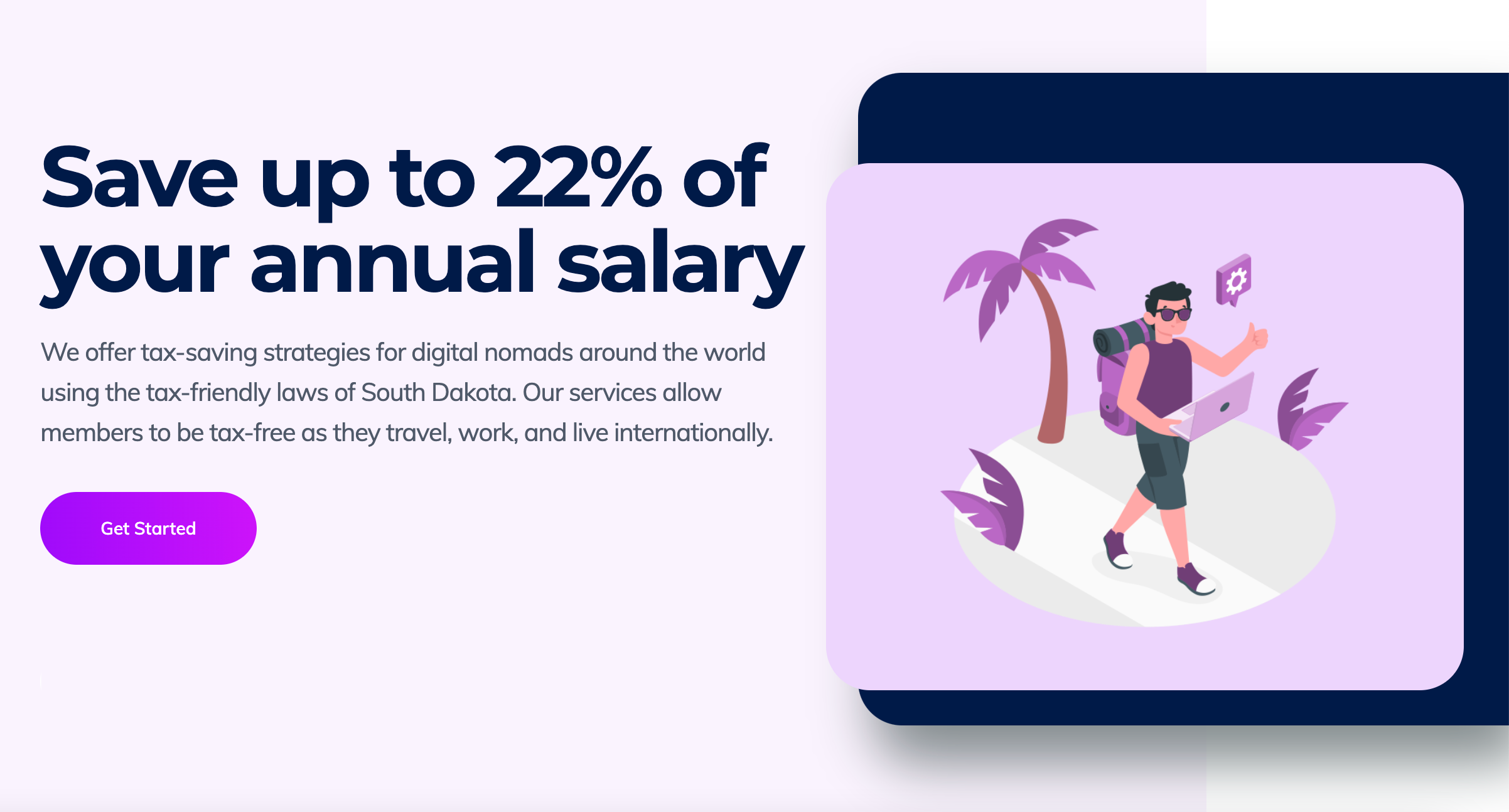 startuptile Nomad Haven-Save up to 22% of your annual salary as a digital nomad