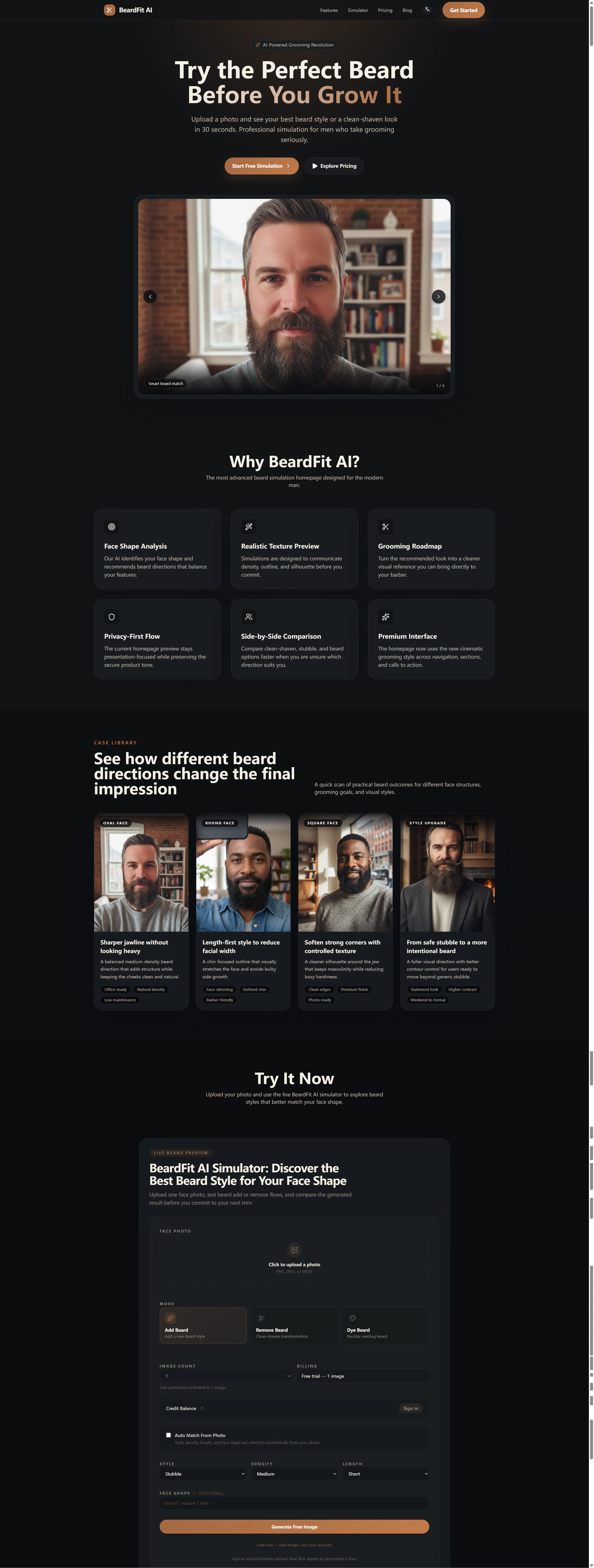 BeardFit AI product banner