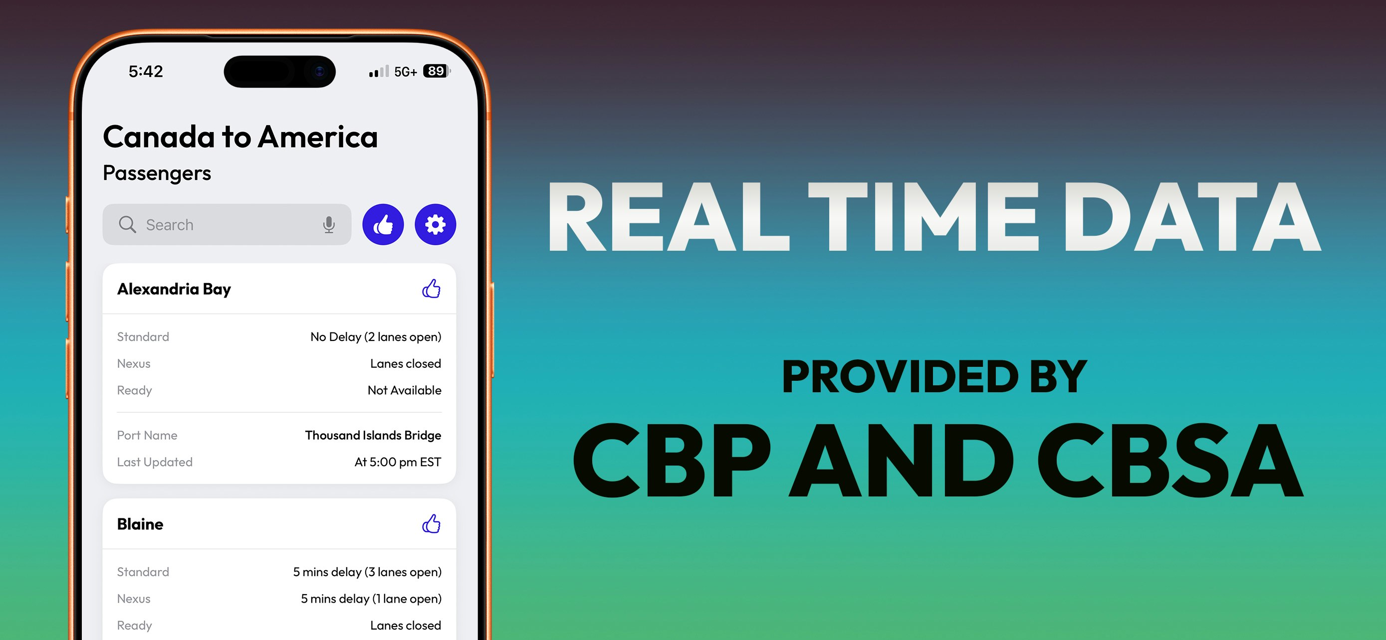 Border Wait - Screenshot 3 showing product features and functionality