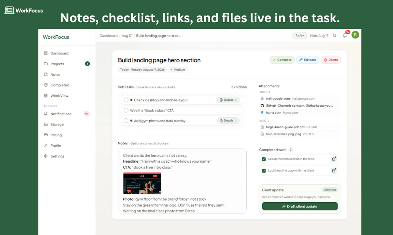 WorkFocus screenshot 3