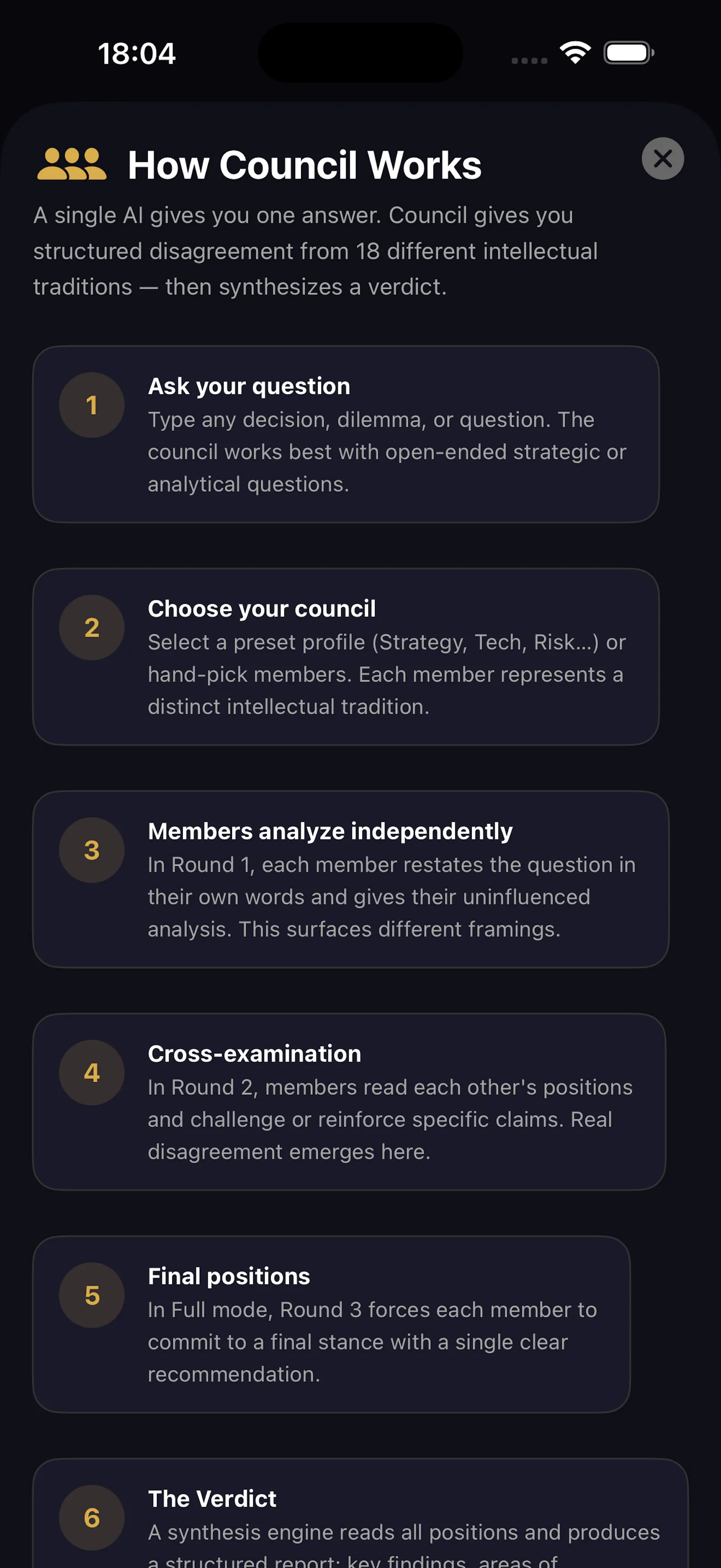 Council AI screenshot 2