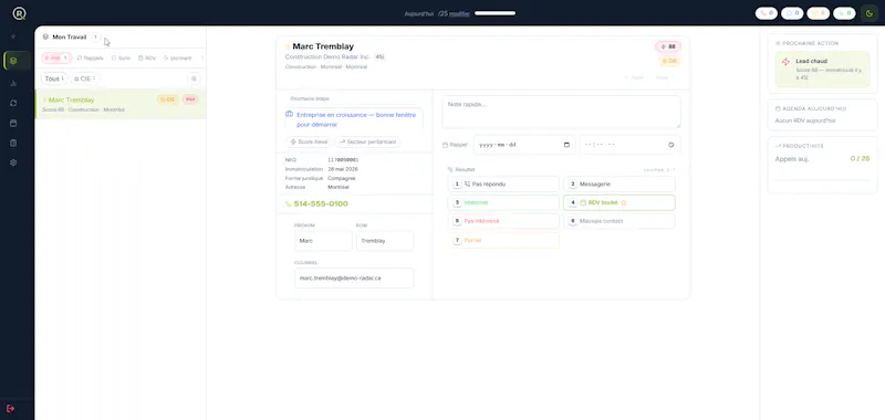 RadarCRM screenshot 1