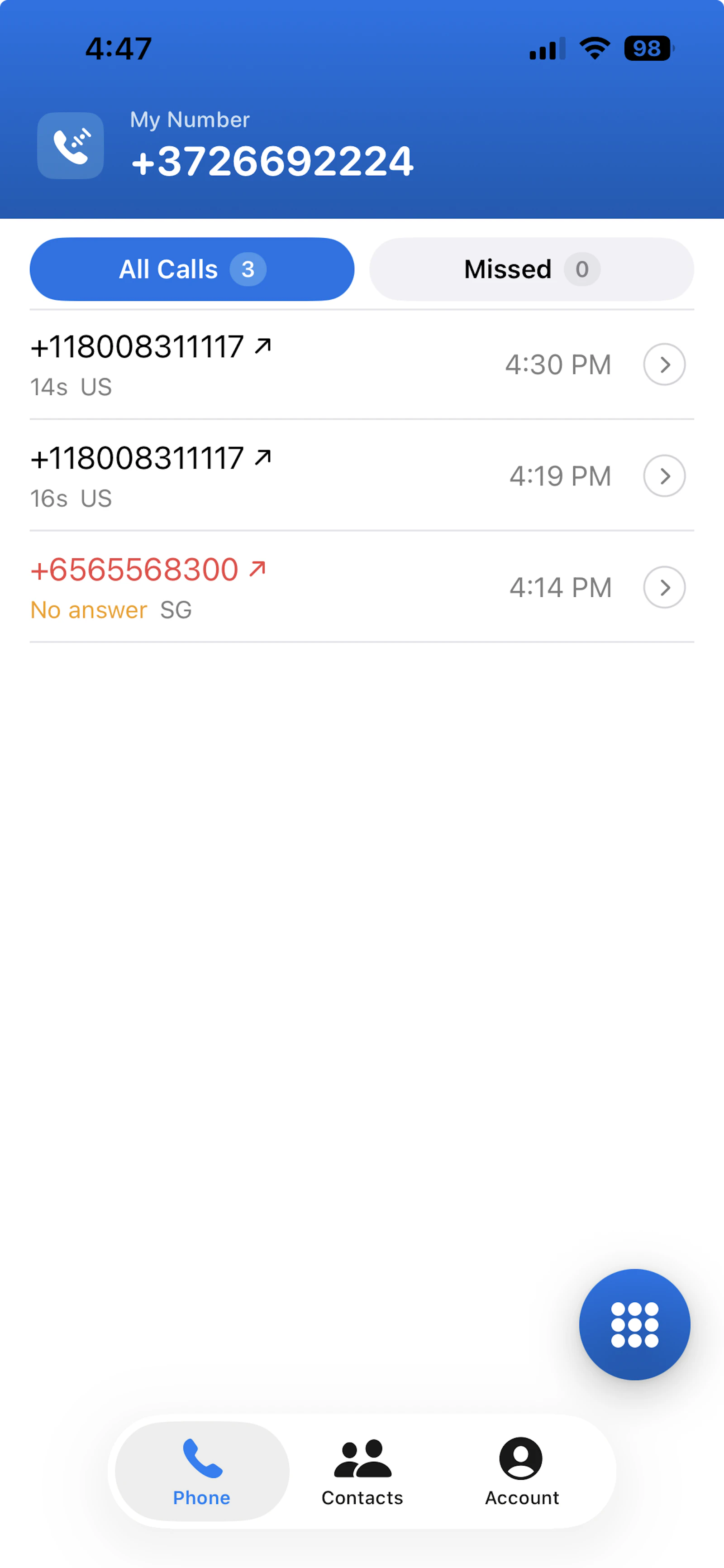 ZephyPhone screenshot 3