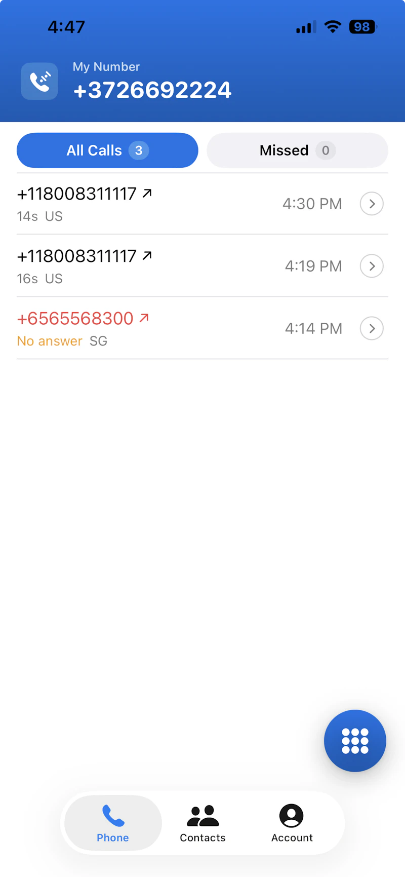 ZephyPhone screenshot 3