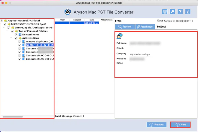 MacGater Outlook PST Converter gallery image
