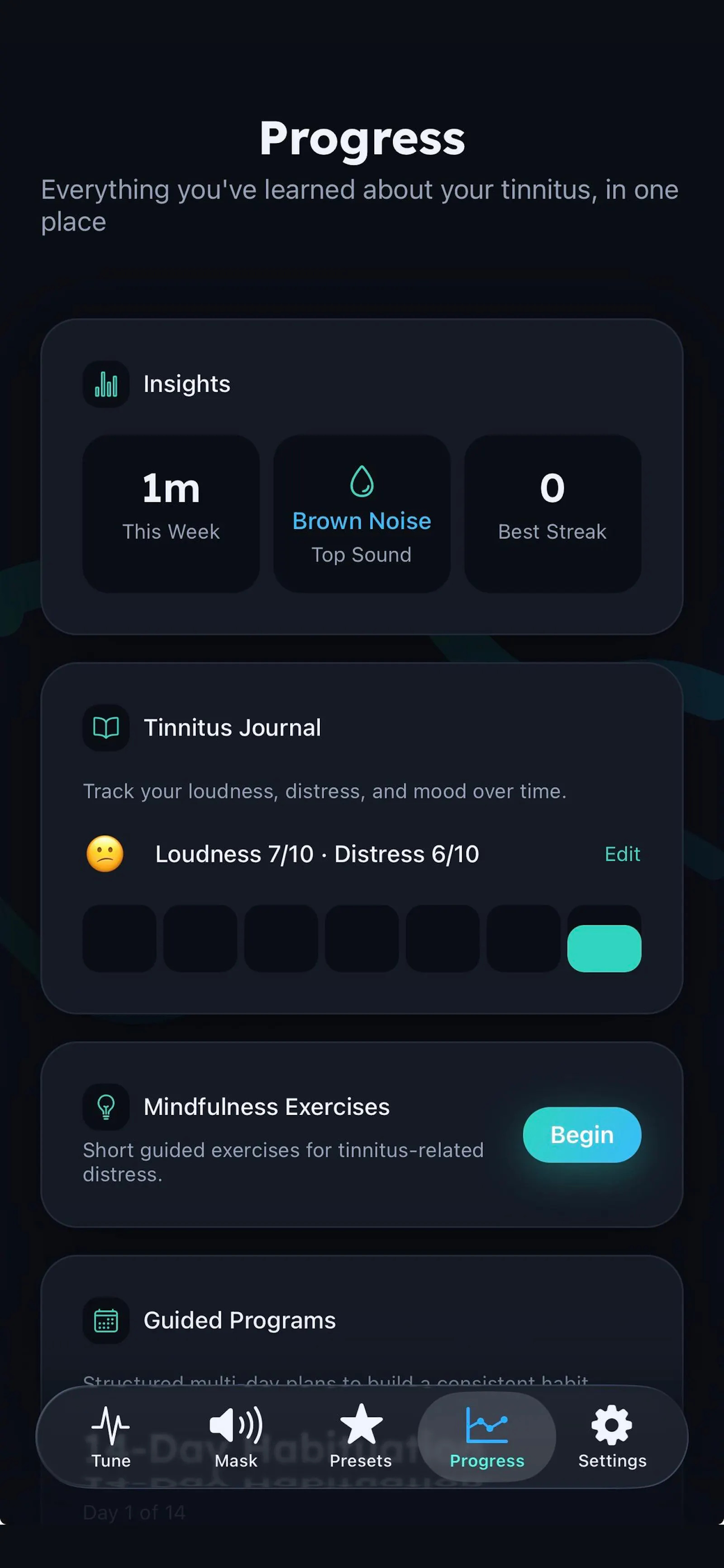 Tinnitune screenshot 3
