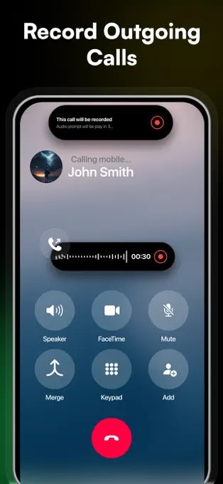 Call Recorder App: ACR - Screenshot 4 showing product features and functionality