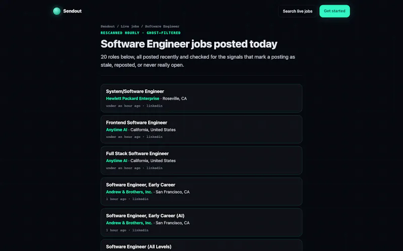 Sendout screenshot 7