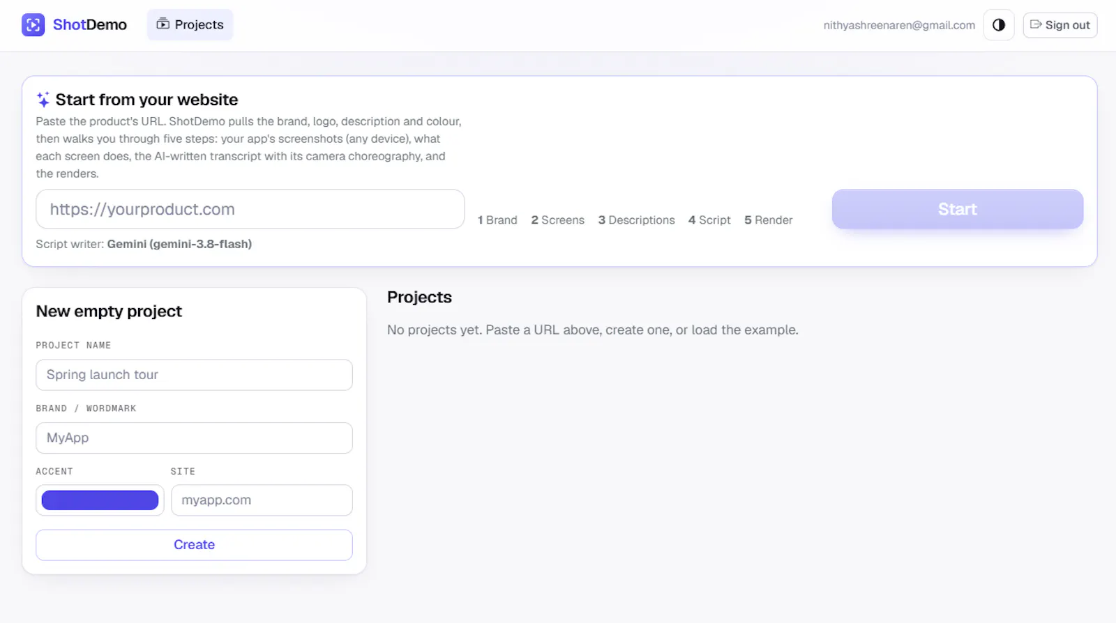 ShotDemo screenshot 1