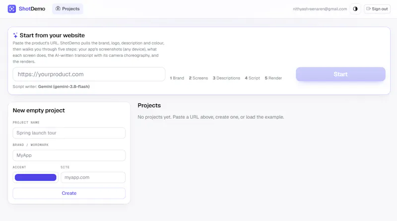 ShotDemo screenshot 1